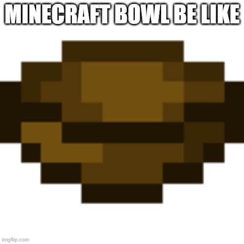 Image tagged in bowl,minecraft Imgflip