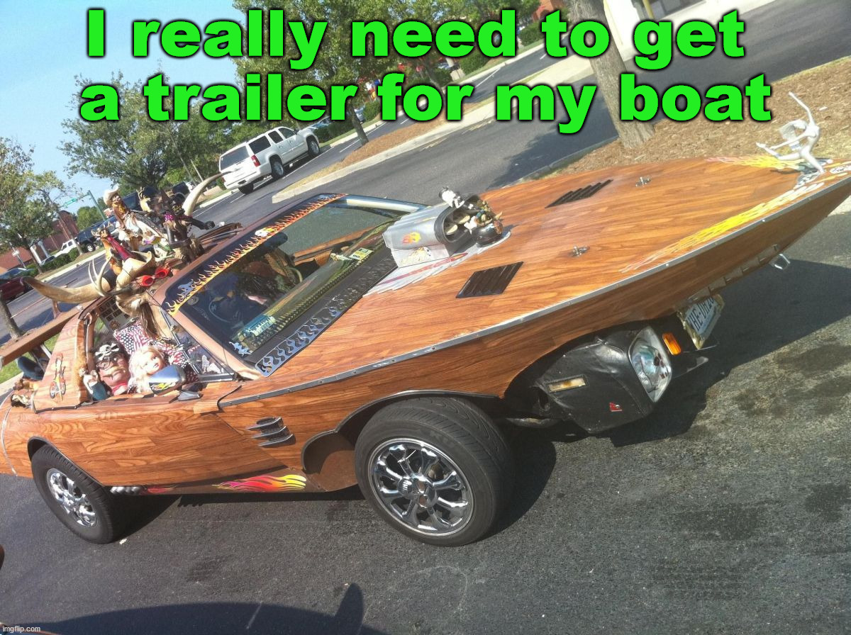 Image tagged in cars,boat Imgflip