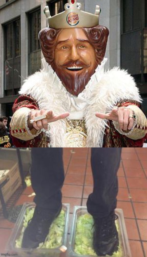 Image tagged in burger king,burger king foot lettuce Imgflip