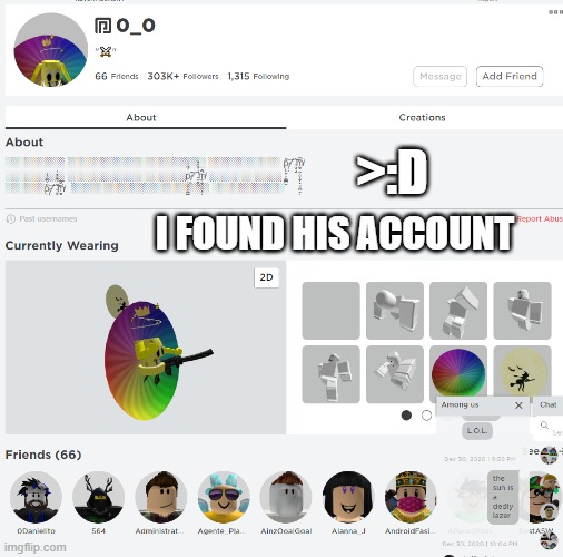 Roblox user with a cursed username Imgflip