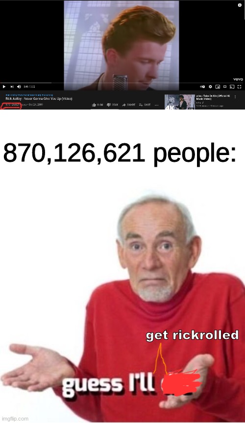 rickroll Memes & GIFs Imgflip