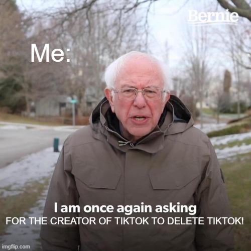 DELETE TIKTOK!!! Imgflip