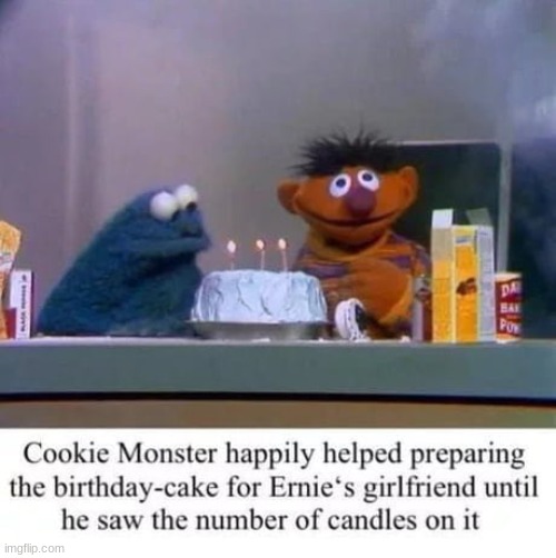Numbered Birthday Candle Meme