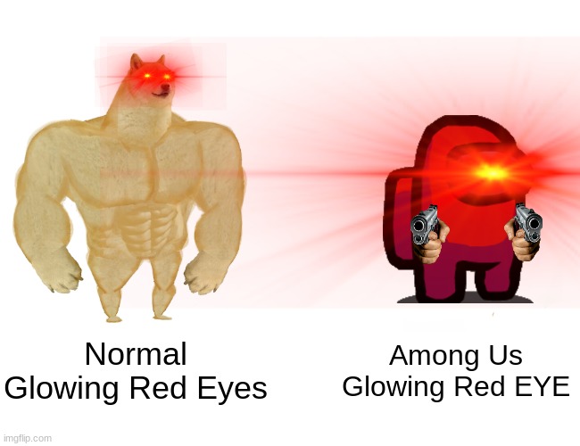 Among us Vs. Buff Doge Imgflip