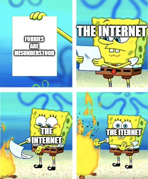 Spongebob Burning Paper Imgflip