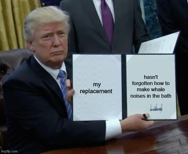 Trump Bill Signing Meme Imgflip