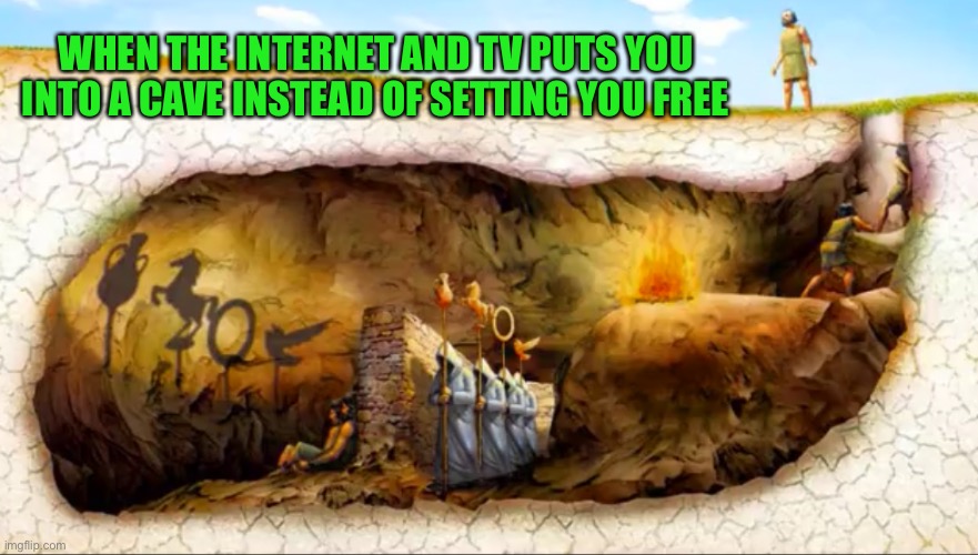 Plato’s cave Imgflip