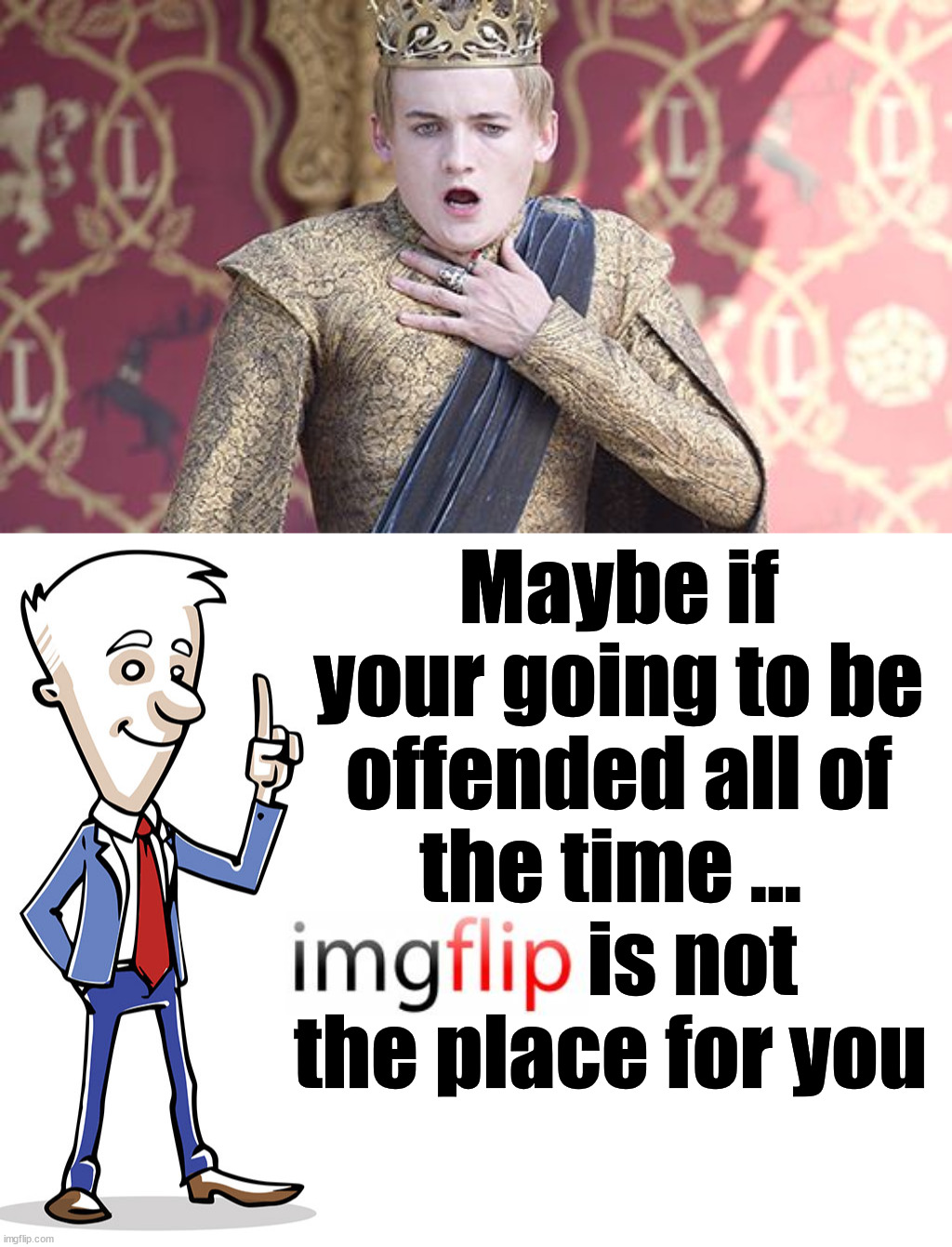 If you don't care for a meme or idea, move on. No need to comment or