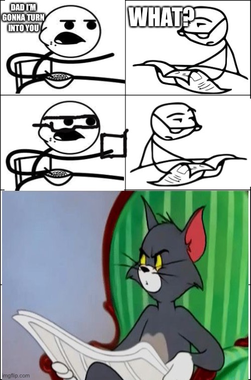 Guy Reading Newspaper Meme