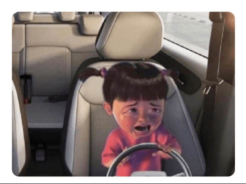 Crying Boo Driving Blank Template Imgflip