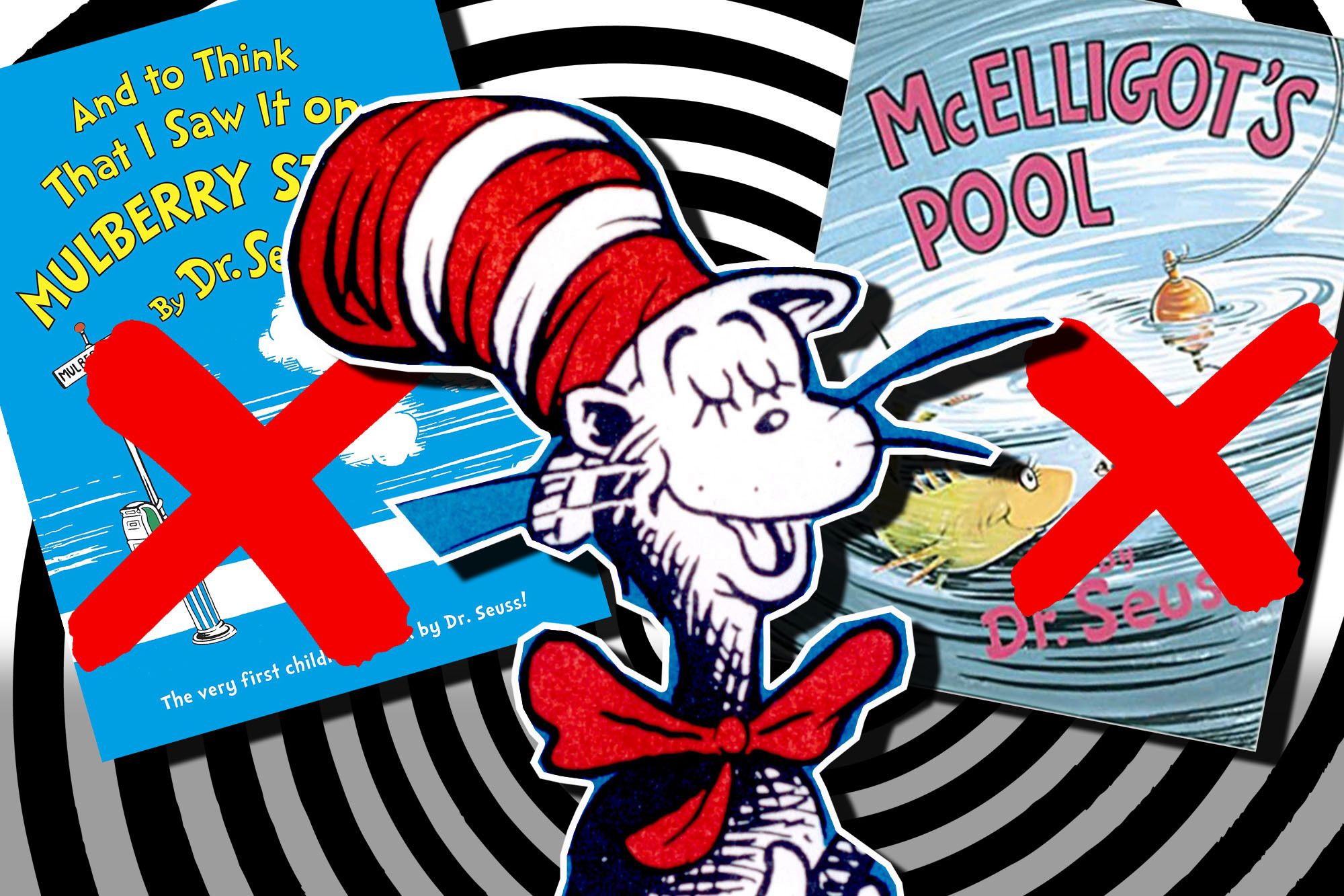 the cat in a hat ban Blank Template Imgflip