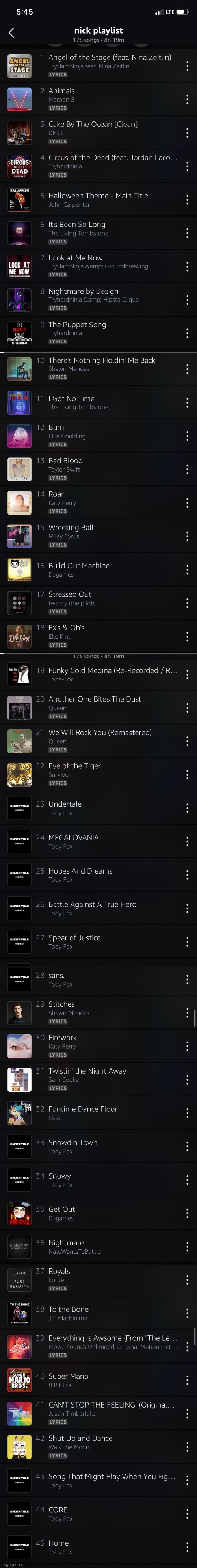 Part 1 of my playlist reveal Imgflip