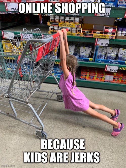 Kids shopping Imgflip