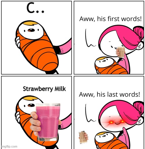 strawberry milk Memes & GIFs Imgflip