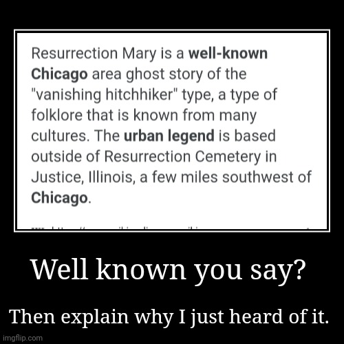 I would've heard about it earlier if it was really well known. I love