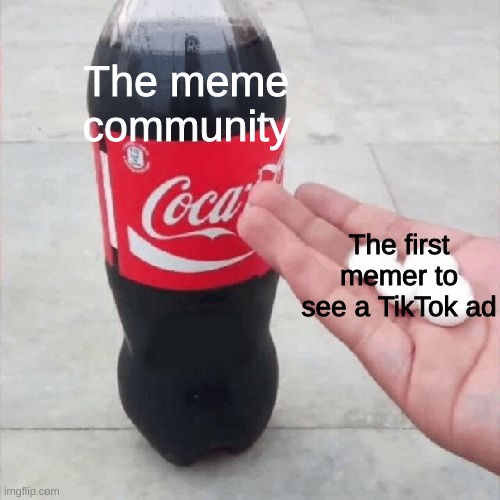 Coke Mentos Hand Meme Imgflip