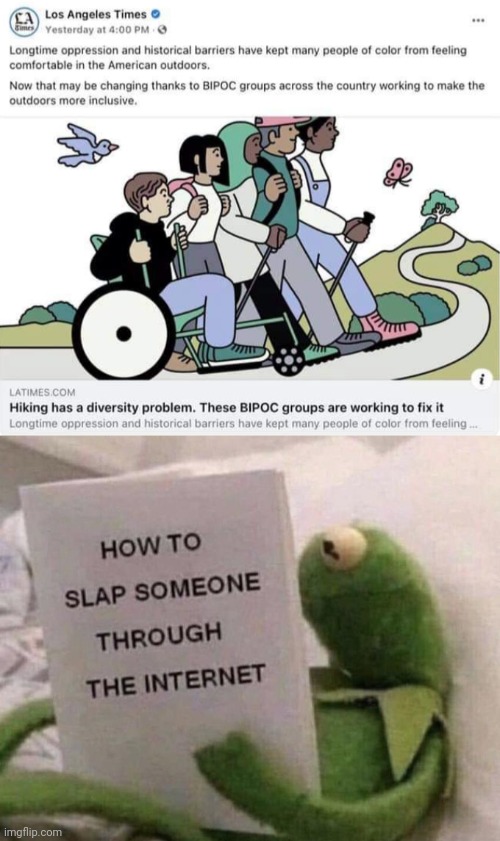 Image tagged in kermit how to slap someone through the