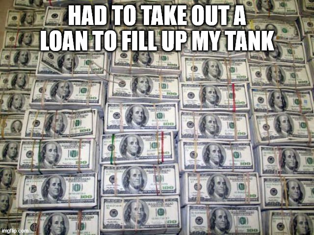 How much is your gas now? Mine went up 70 cents since his election