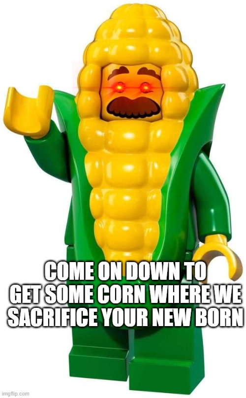 corn man Imgflip