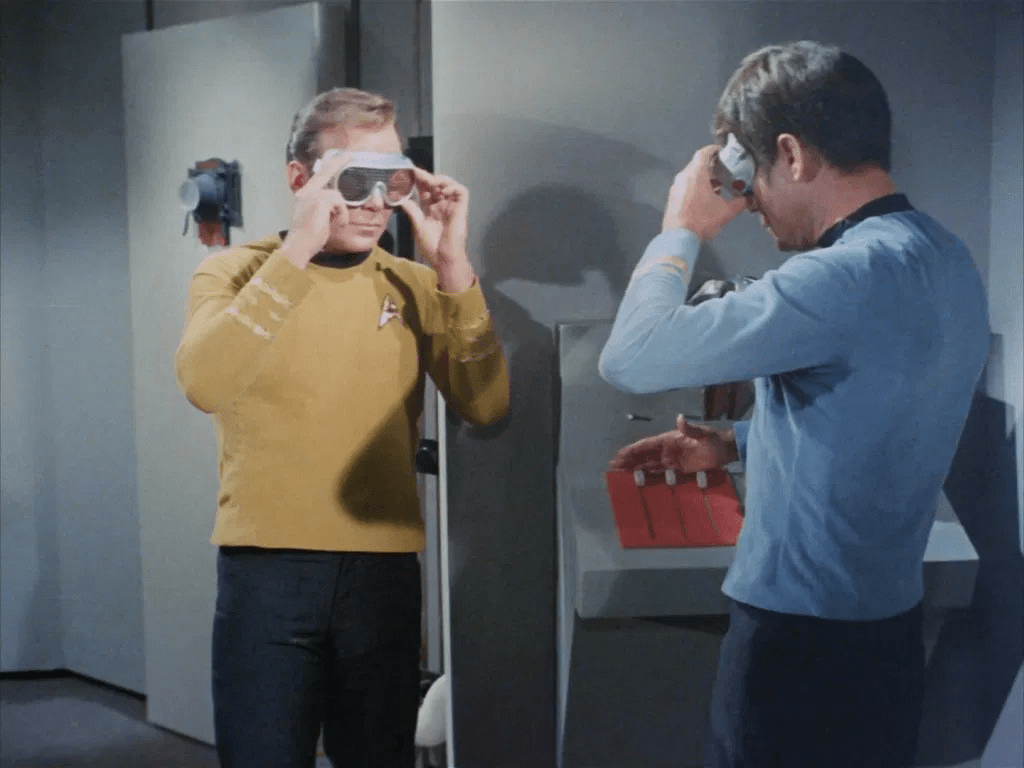 Star Trek Kirk and Spock goggles Blank Template Imgflip