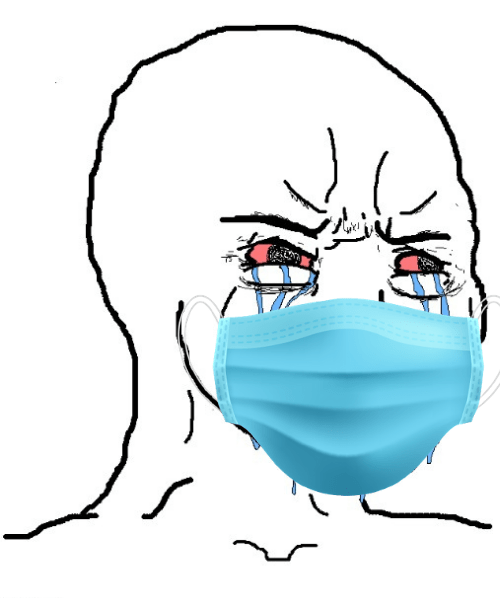 Masked cry Blank Template Imgflip