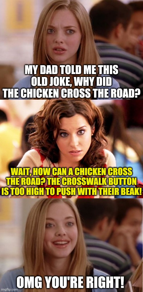 The chicken joke... Imgflip