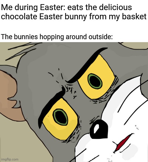 Chocolate Easter bunny Imgflip
