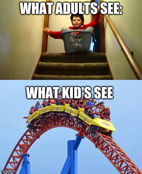 Rollercoaster Meme Skeleton Rollercoaster High Five Know Your Meme