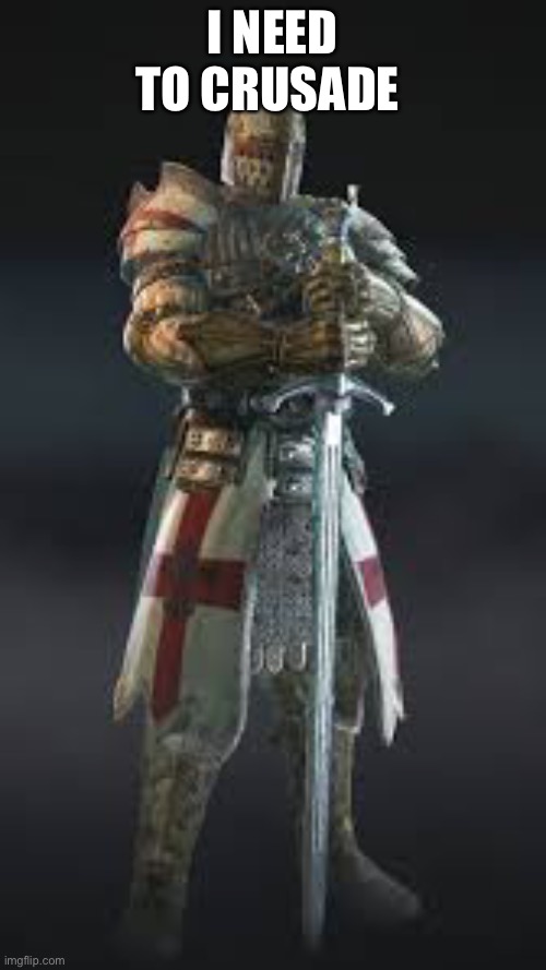 Image tagged in crusader for honor Imgflip