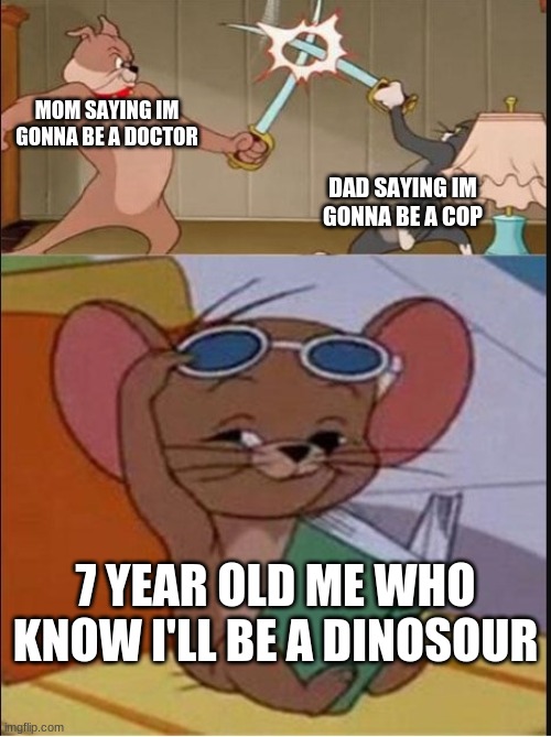 Tom and Spike fighting Imgflip