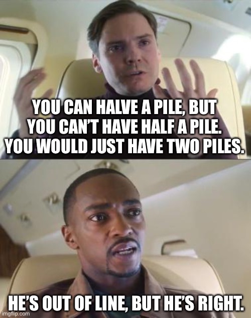 Out of line but he's right Imgflip