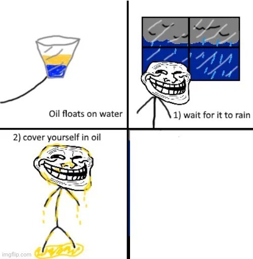 Cover yourself in Oil Blank Template Imgflip
