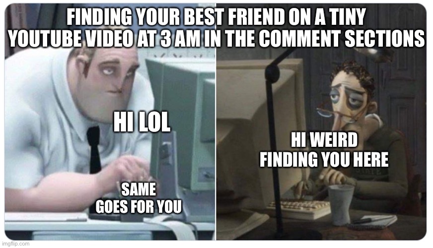 Mr incredible x coraline dad Imgflip