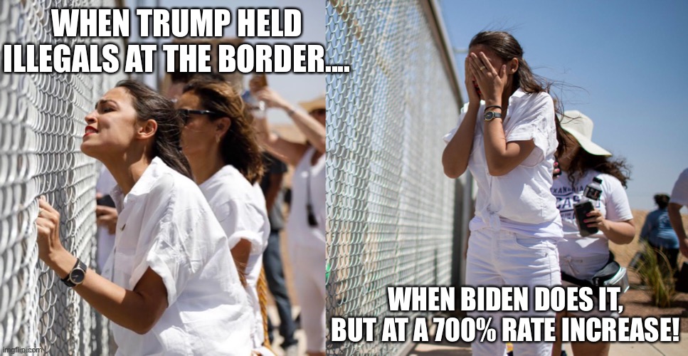 AOC and detention at the border Imgflip