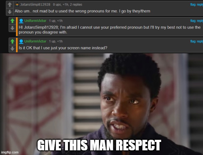 He's too nice! Imgflip