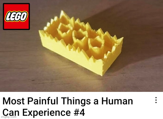 Image tagged in most painful things Imgflip