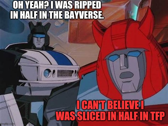 Ripped in half sounds more painful... Imgflip