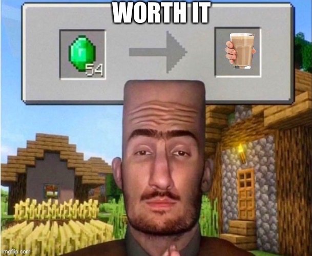 Villagers are nice Imgflip