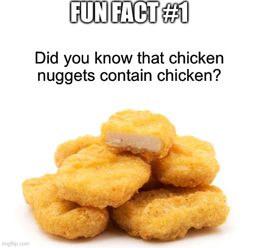 chicken nuggies Imgflip