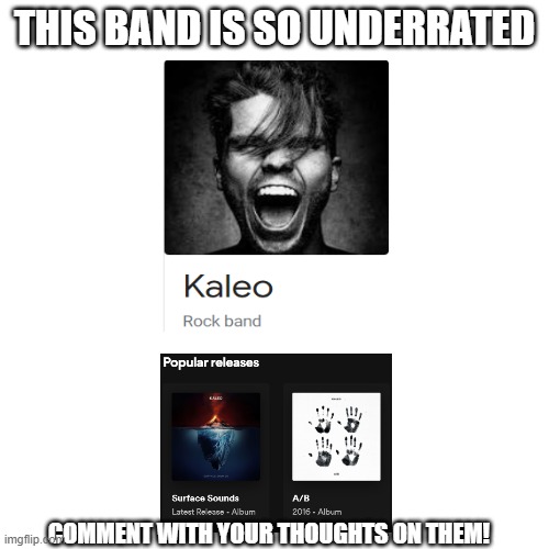 You have to check these guys out! Comment with what you think about