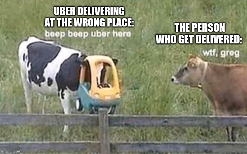 Uber delivery Imgflip