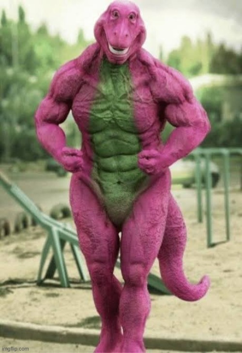 Barney is a dinosaur from our imagination Imgflip