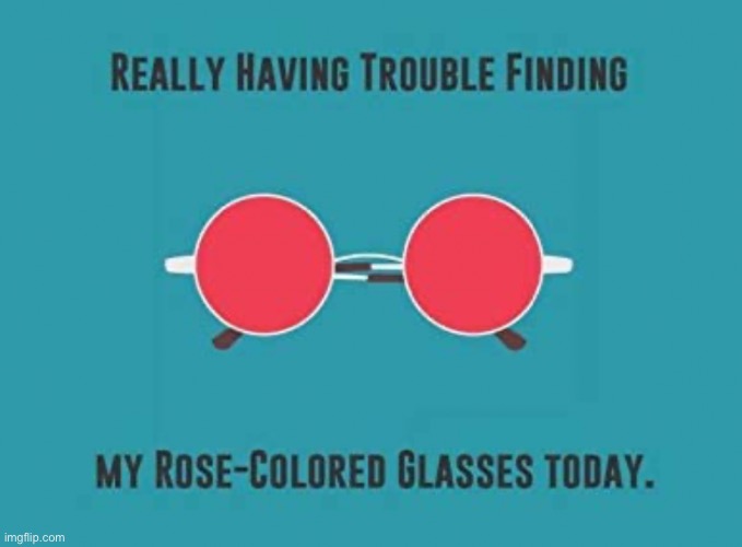 Rosecolored glasses Imgflip