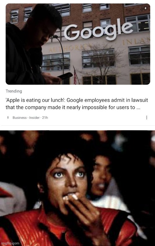 Eating Popcorn Michael Jackson