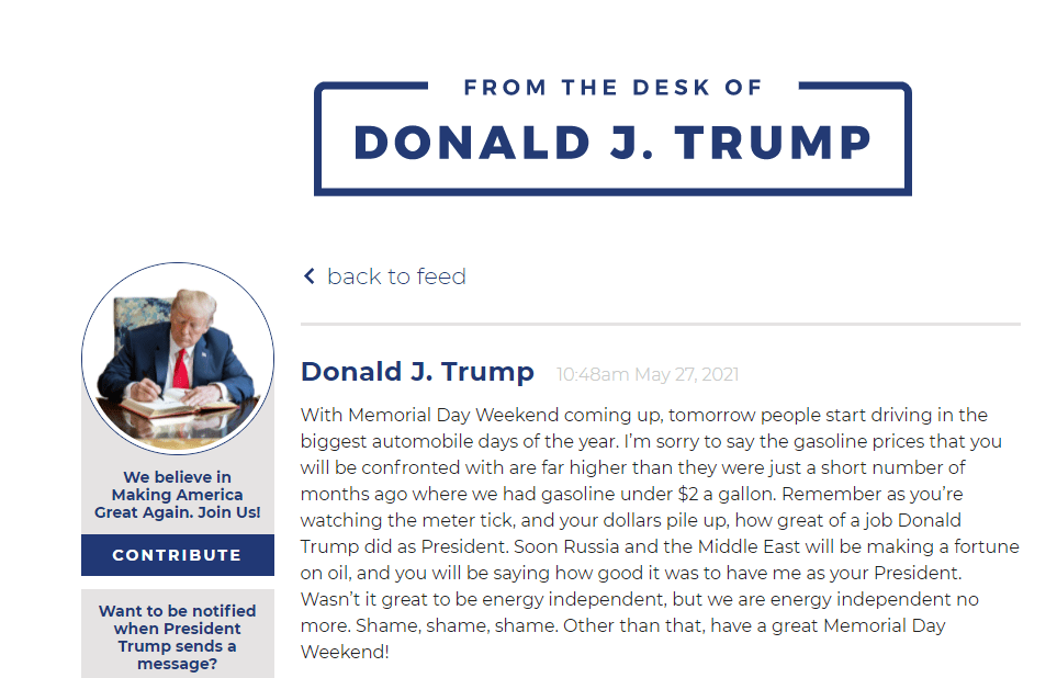 Trump Memorial Day BS 2021 Memes Imgflip