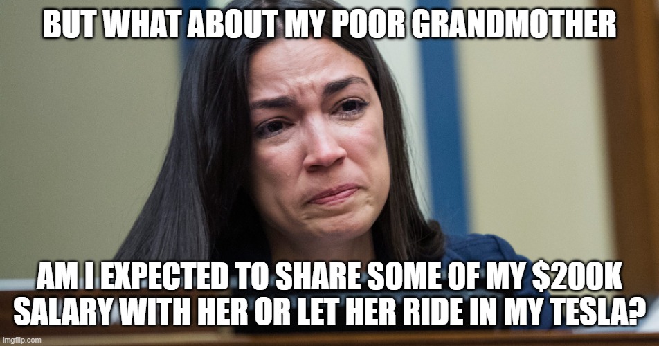 Image tagged in aoc crying Imgflip