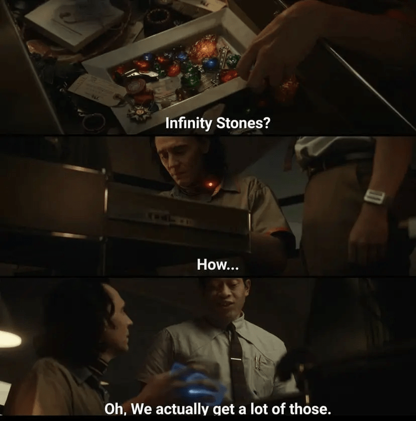 Loki (2021) Infinity Stones Paperweights Memes Imgflip