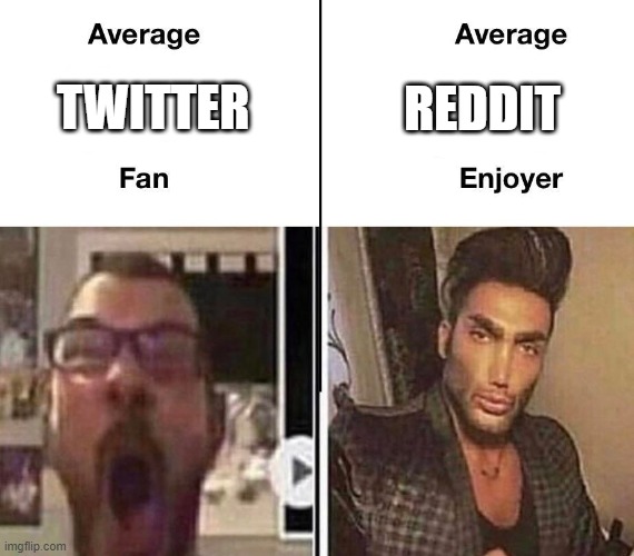 Average Fan vs. Average Enjoyer Memes Imgflip