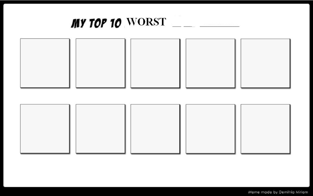 top 10 worst Blank Template Imgflip