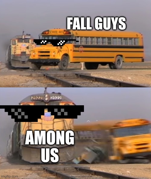 A train hitting a school bus Imgflip